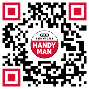 Scan this QR code to add our contact information to your phone. Pro Services Handyman