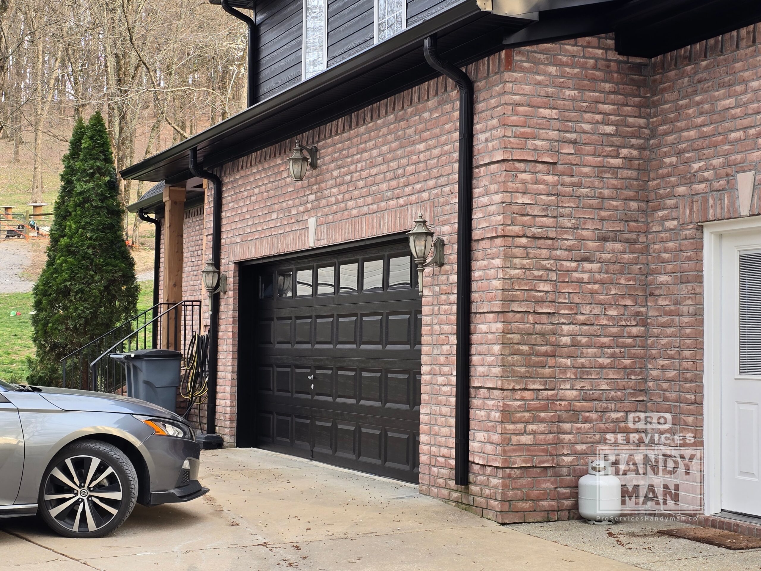 Garage Door Spray Painting completed by Pro Services Handyman