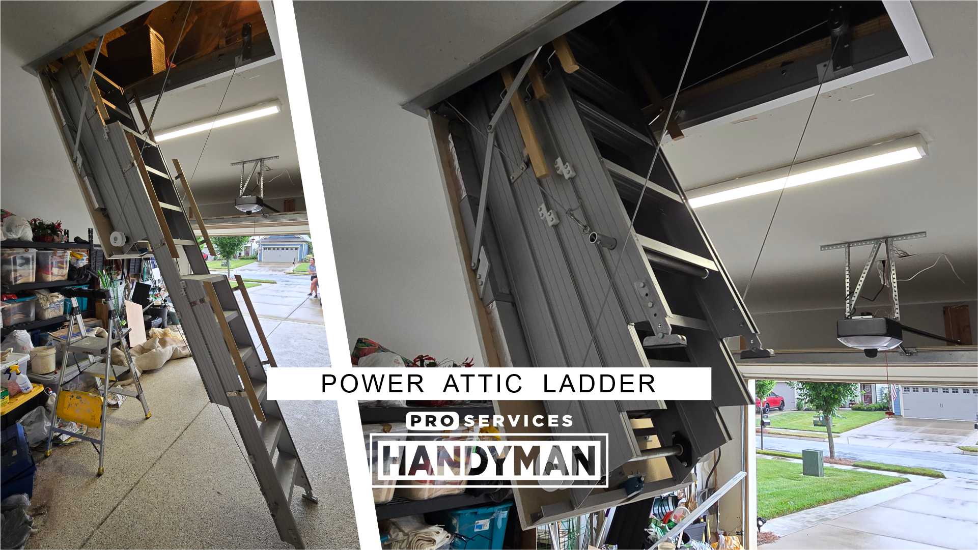 Powered Attic Ladder completed by Pro Services Handyman