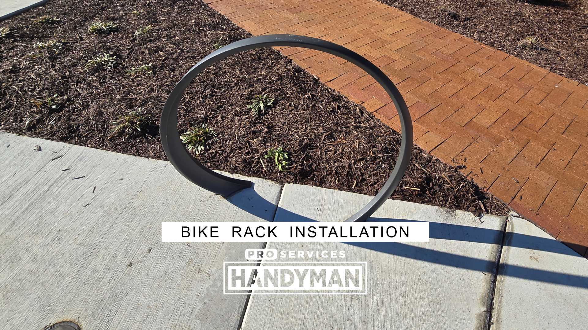 Bike Rack Installation completed by Pro Services Handyman
