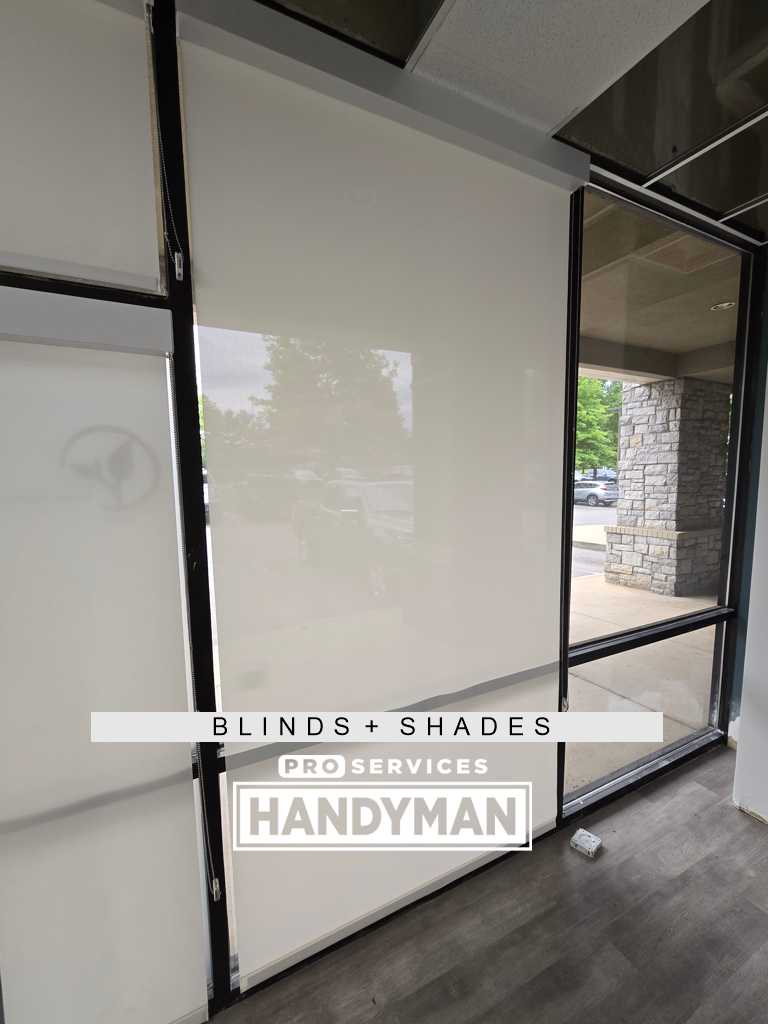 Commercial Blinds And Shades completed by Pro Services Handyman