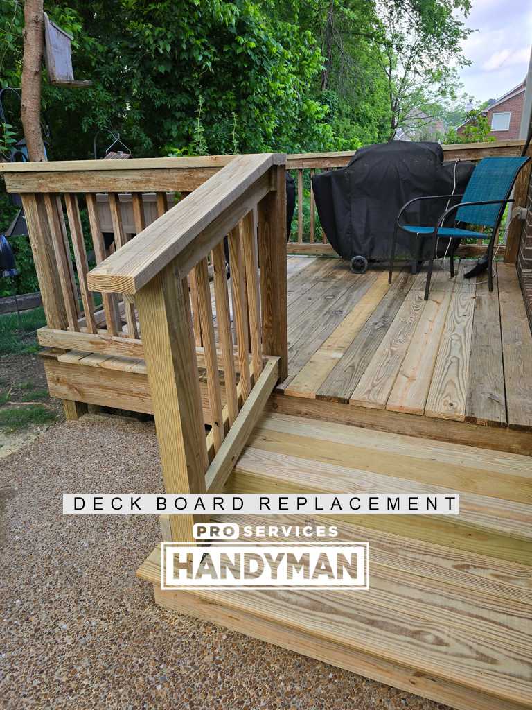 Deck Board Replacement completed by Pro Services Handyman