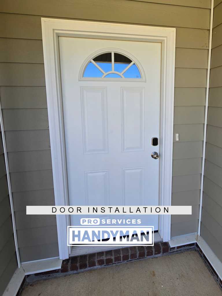 Exterior Door Installation completed by Pro Services Handyman