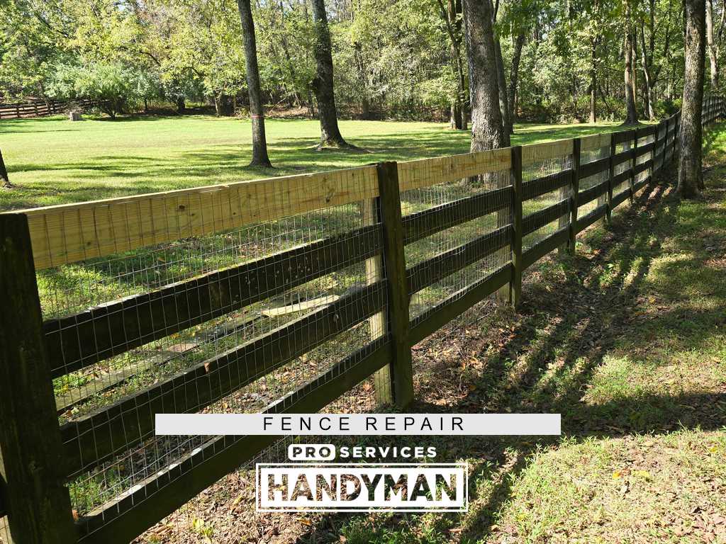 Fence Repairs completed by Pro Services Handyman