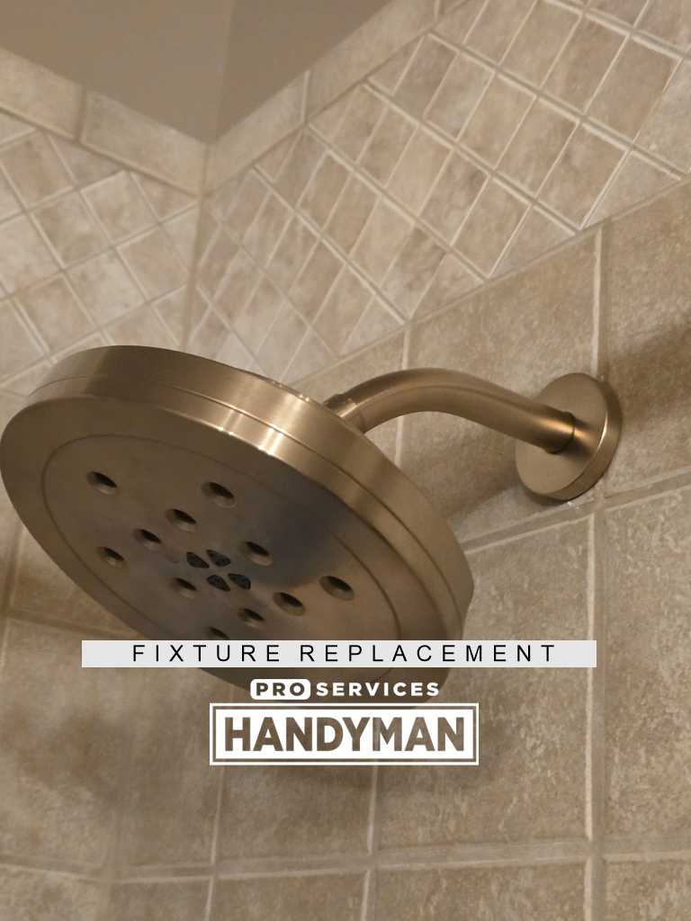 Fixture Replacement completed by Pro Services Handyman