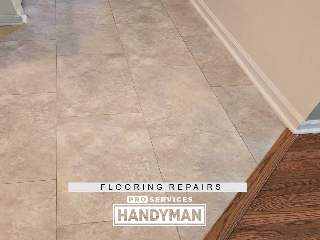 Flooring Repairs completed by Pro Services Handyman