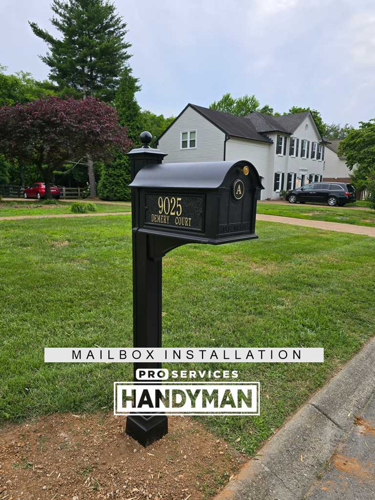 Mailbox Installation completed by Pro Services Handyman