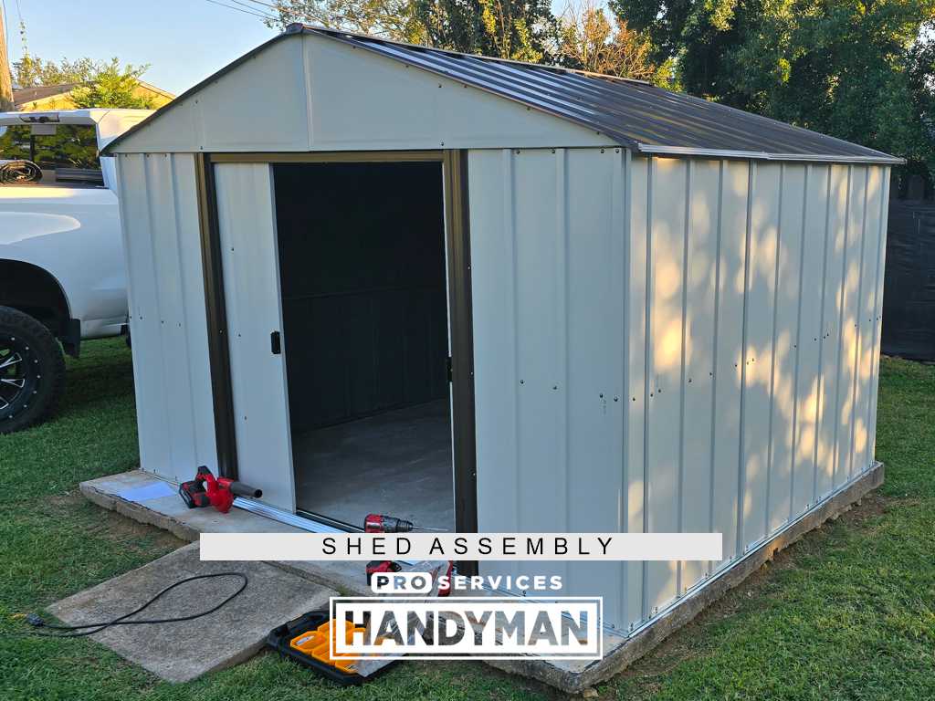 Shed Assembly completed by Pro Services Handyman