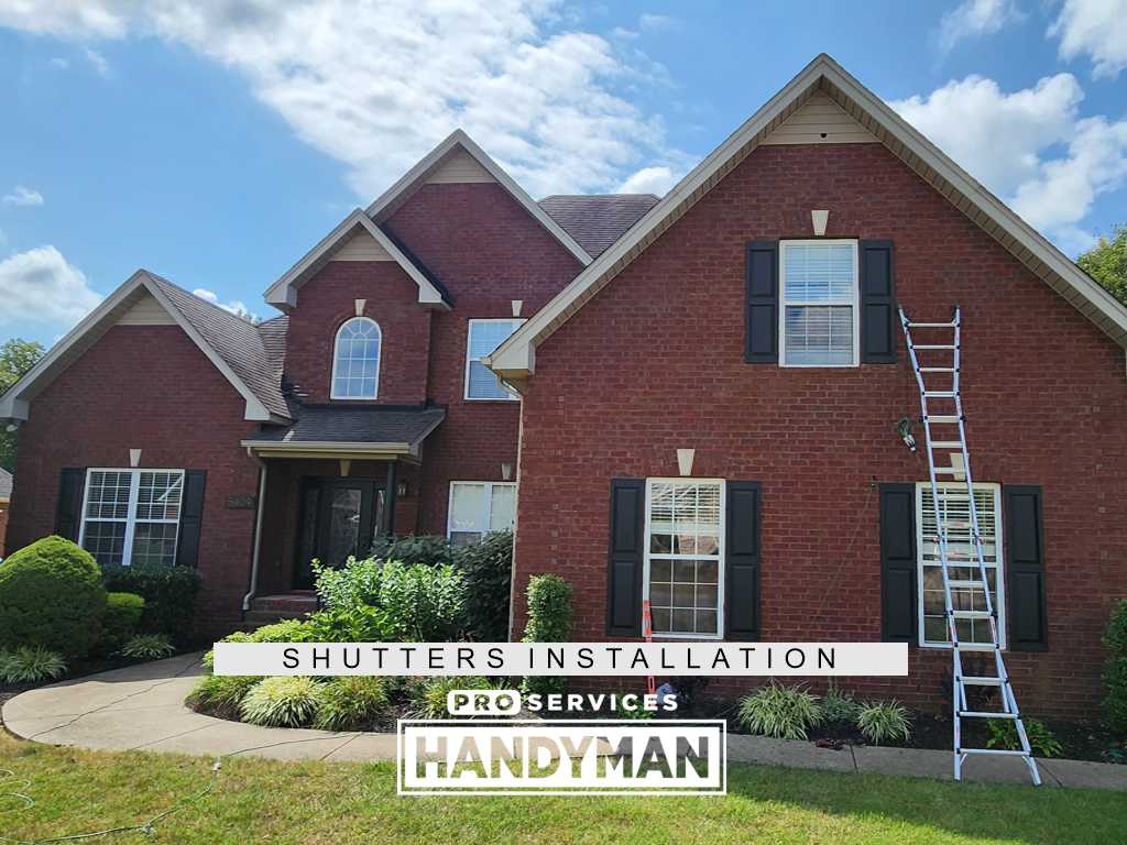 Shutters Installation completed by Pro Services Handyman