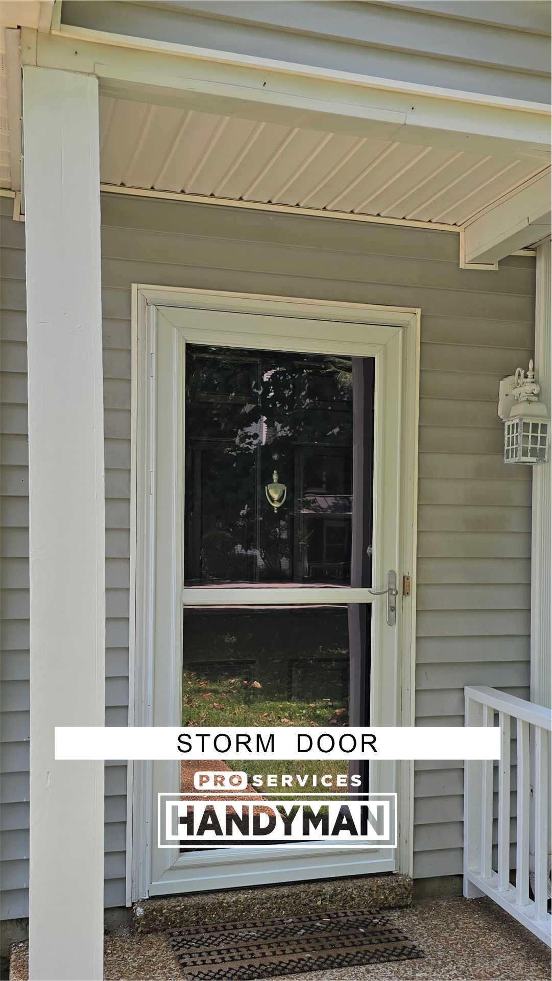 Storm Door Installation completed by Pro Services Handyman